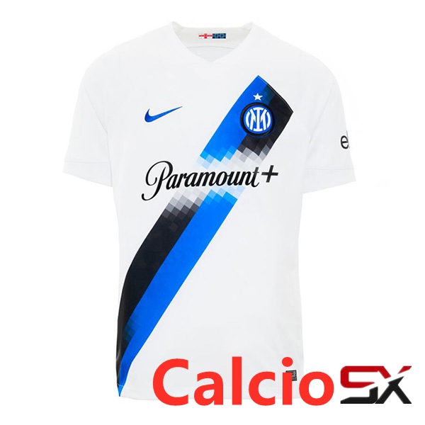 Siti Dove Maglie Calcio Inter Milan Seconda Bianco 2023/2024 Basso Prezzo